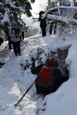 Malá ventarola na hřebenu Lesista Mala