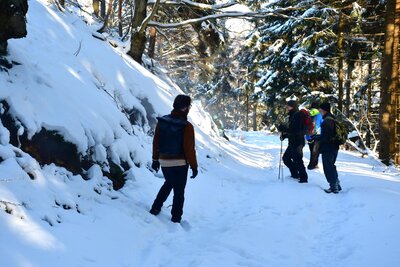 Ventaroly v úbočí vrchu Stachoń