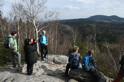 Jižní vyhlídka na Božanovském Špičáku