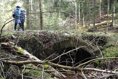 Kamenný mostek na Uhlířském potoce