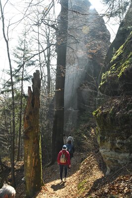 Na hřebenové Strážní stezce