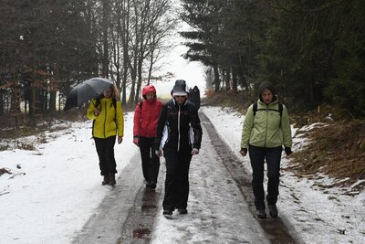 Nad Maršovem nad Metují byla ještě zima.