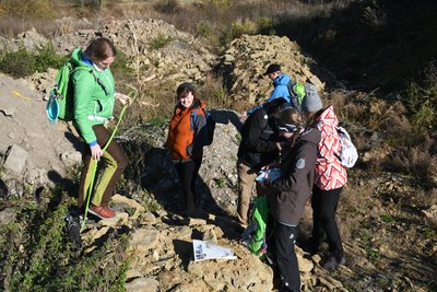 Hledání křídových zkamenělin