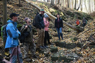 Pískovce ve strži pod Radešovem