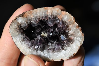 Křemen - ametysto-záhněda