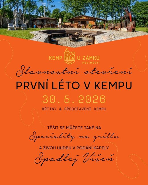 Slavnostní otevření Kempu u zámku v Meziměstí