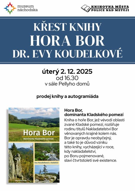 Křest knihy Hora Bor