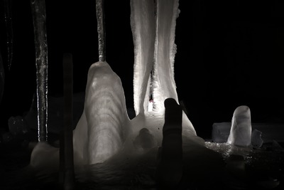 Ledová krása zaplnila Měděný důl Bohumír