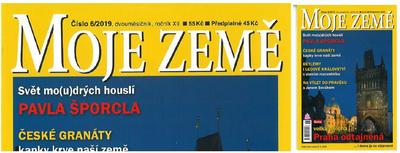 Moje země 6/2019 se zimní přílohou o Geoparku Broumovsko
