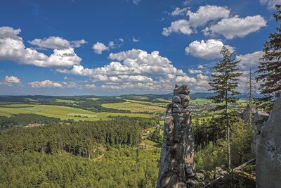 Ostaš - Krtičkova vyhlídka